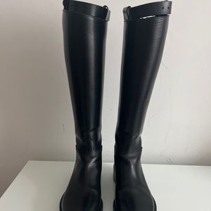 Ann Demeulemeester Black Leather Boots